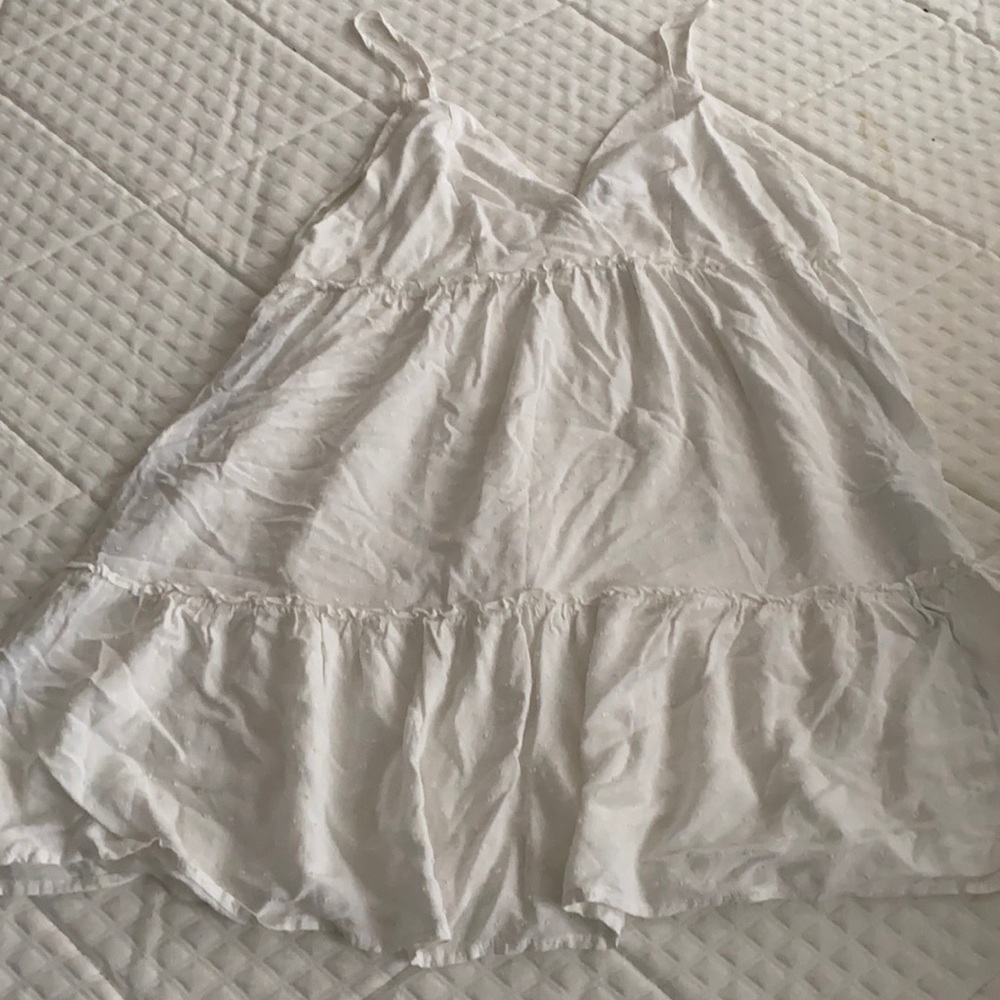 White mini dress